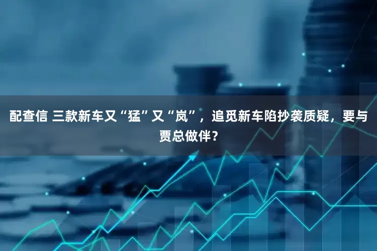配查信 三款新车又“猛”又“岚”，追觅新车陷抄袭质疑，要与贾总做伴？